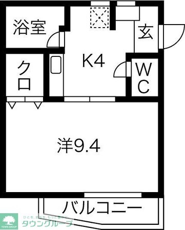 アベニュー野立の物件間取画像